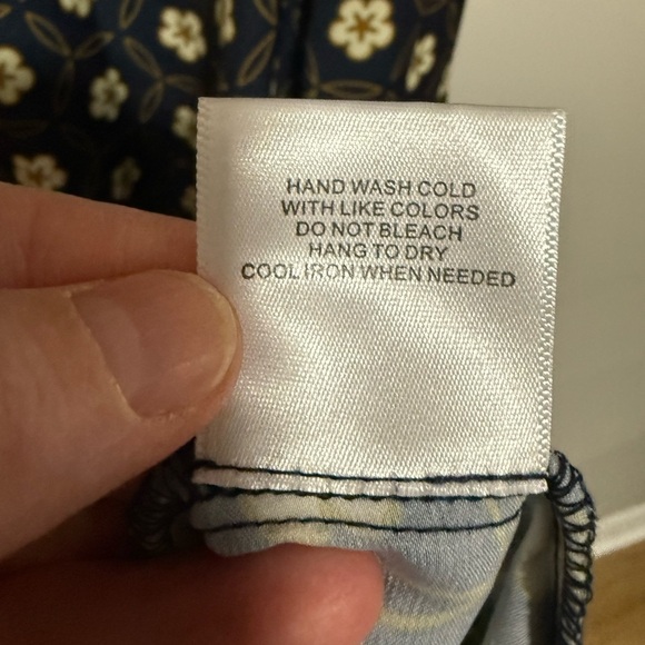 ModCloth Exchanging Introductions Navy Floral Maxi Dress Size XL NWT - Picture 11 of 11